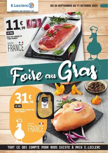 Catalogue E.Leclerc - 30/09/2025 - 11/10/2025.