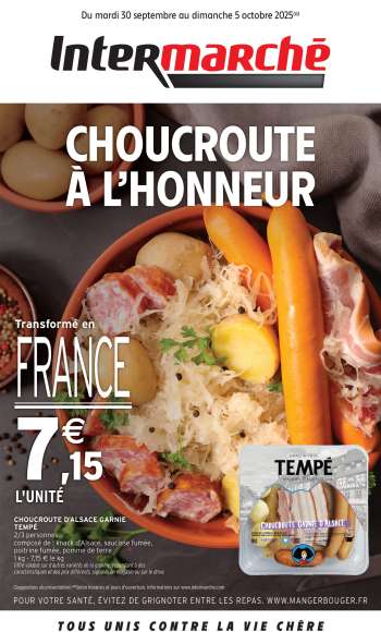 Catalogue Intermarché - 30/09/2025 - 05/10/2025.