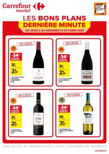 Catalogue Carrefour Market - 02/10/2025 - 31/10/2025.