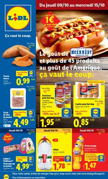Catalogue Lidl - 09/10/2025 - 15/10/2025.