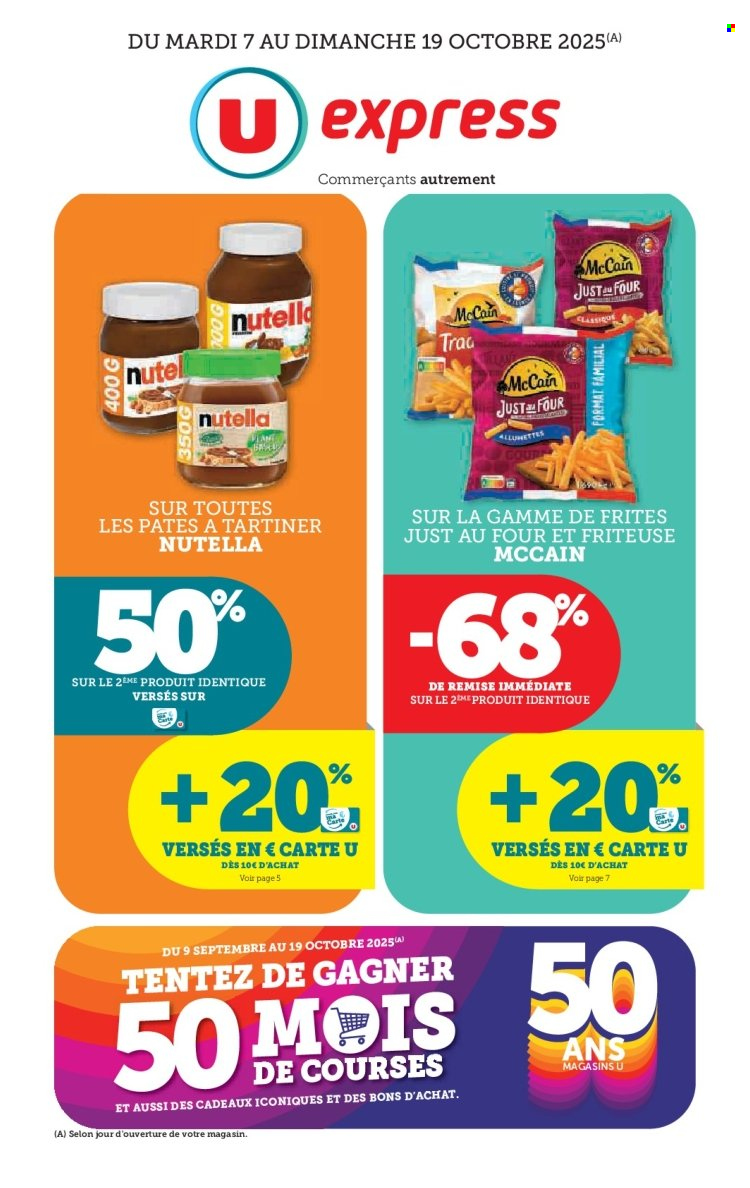 Catalogue U express - 07/10/2025 - 19/10/2025. Page 1