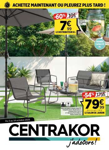 Catalogue Centrakor - 03/10/2025 - 14/10/2025.