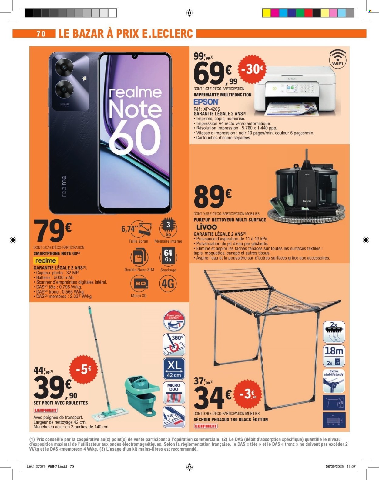 Catalogue E.Leclerc - 07/10/2025 - 18/10/2025. Page 70