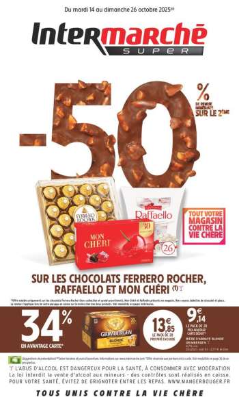 Catalogue Intermarché Super - 14/10/2025 - 26/10/2025.