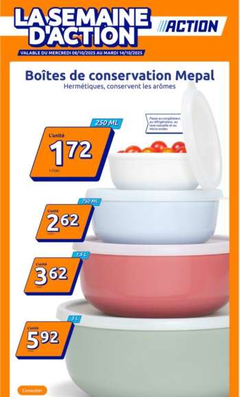 Catalogue Action - 08/10/2025 - 14/10/2025.