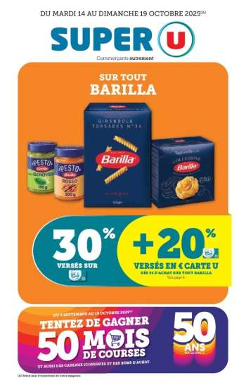 Catalogue SUPER U - 14/10/2025 - 19/10/2025.