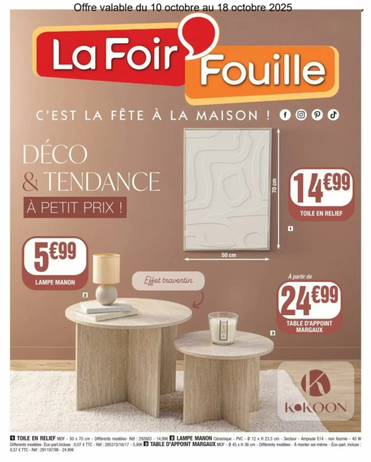 Catalogue La Foir'Fouille - 10/10/2025 - 18/10/2025. Page 1
