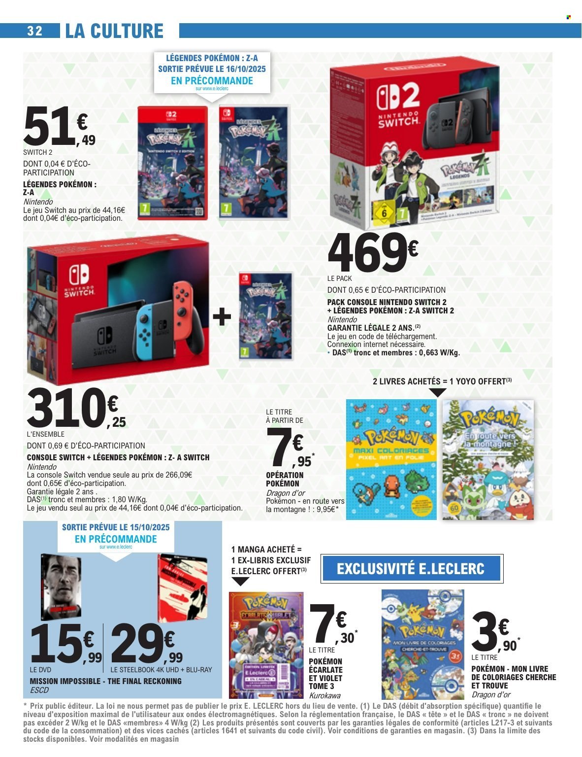 Catalogue E.Leclerc - 14/10/2025 - 25/10/2025. Page 32