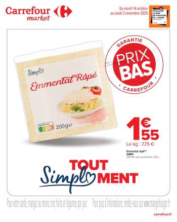 Catalogue Carrefour Market - 14/10/2025 - 03/11/2025.