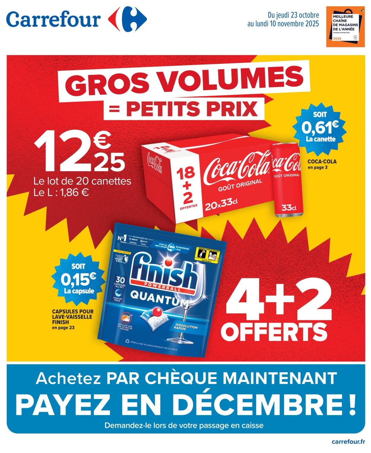 Catalogue Carrefour Hypermarchés - 23/10/2025 - 10/11/2025. Page 1