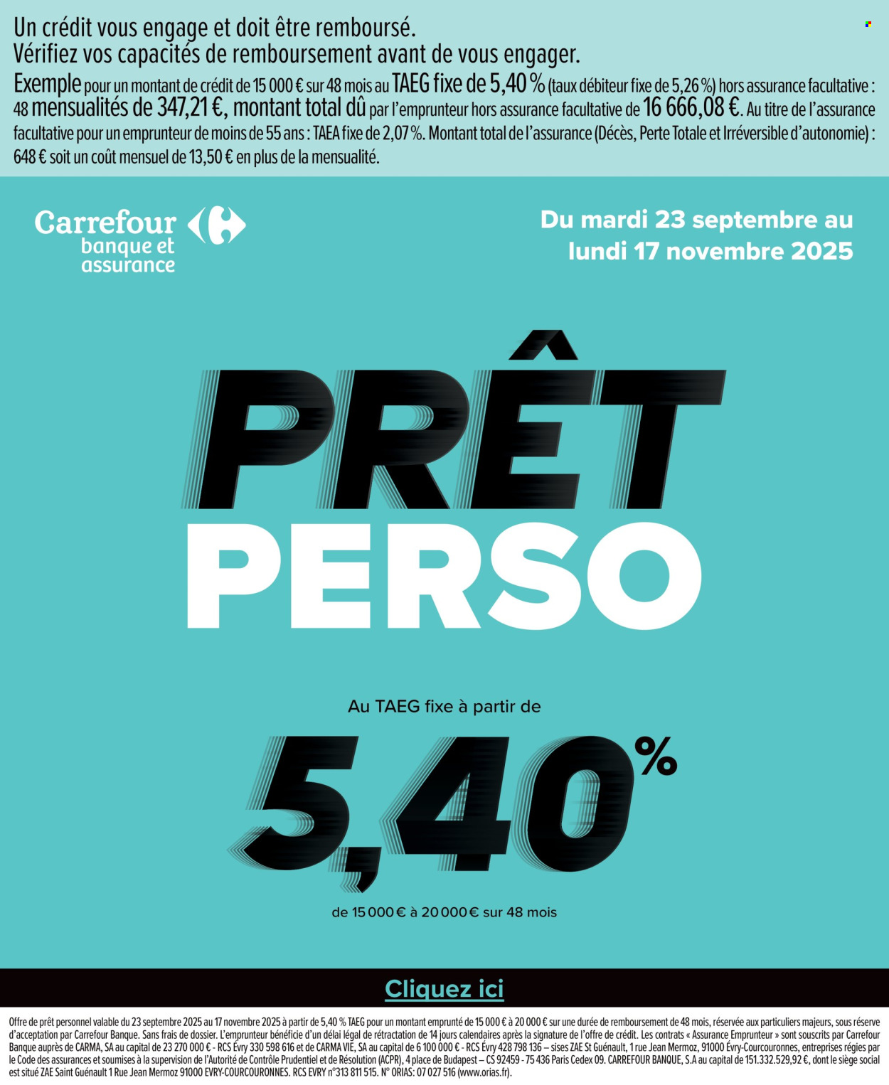 Catalogue Carrefour Hypermarchés - 23/10/2025 - 10/11/2025. Page 31