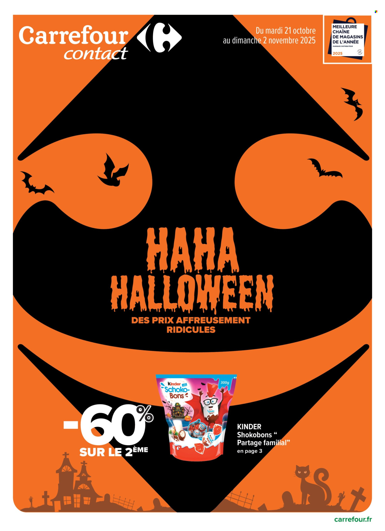 Catalogue Carrefour Contact - 21/10/2025 - 02/11/2025. Page 1