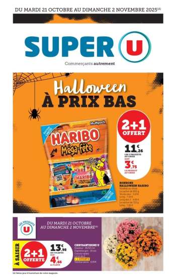 Catalogue SUPER U - 21/10/2025 - 02/11/2025.