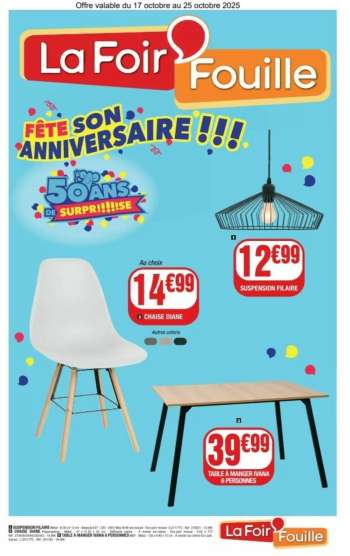 Catalogue La Foir'Fouille - 17/10/2025 - 23/10/2025.
