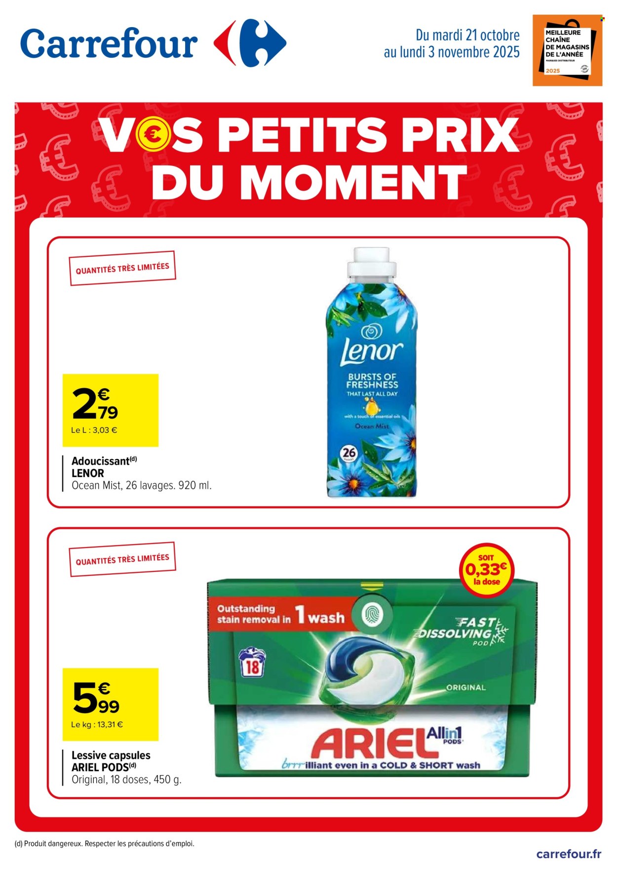 Catalogue Carrefour Hypermarchés - 21/10/2025 - 03/11/2025. Page 1