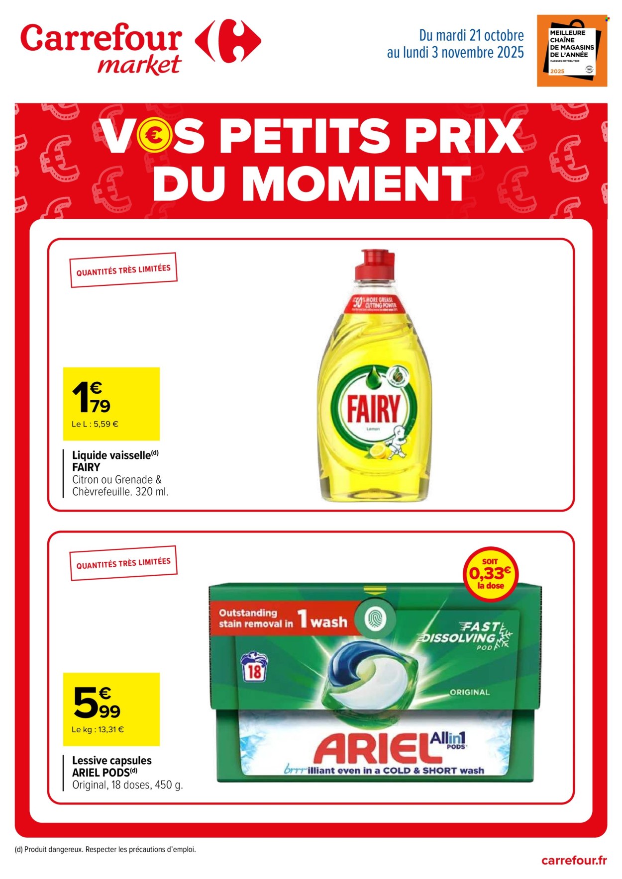 Catalogue Carrefour Market - 21/10/2025 - 03/11/2025. Page 1