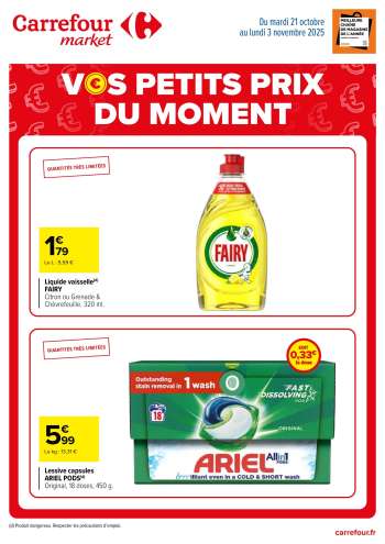 Catalogue Carrefour Market - 21/10/2025 - 03/11/2025.