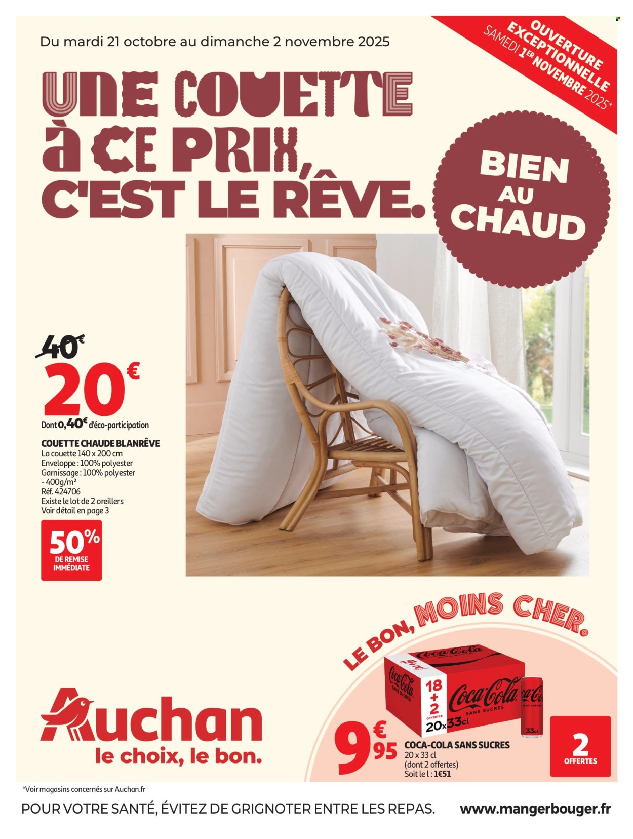 Catalogue Auchan - 21/10/2025 - 02/11/2025. Page 1