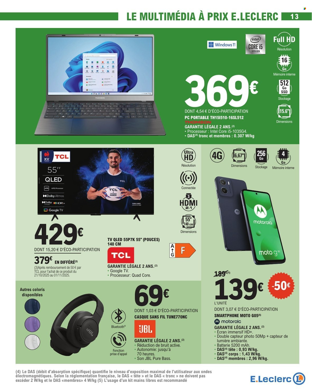 Catalogue E.Leclerc - 21/10/2025 - 01/11/2025. Page 13