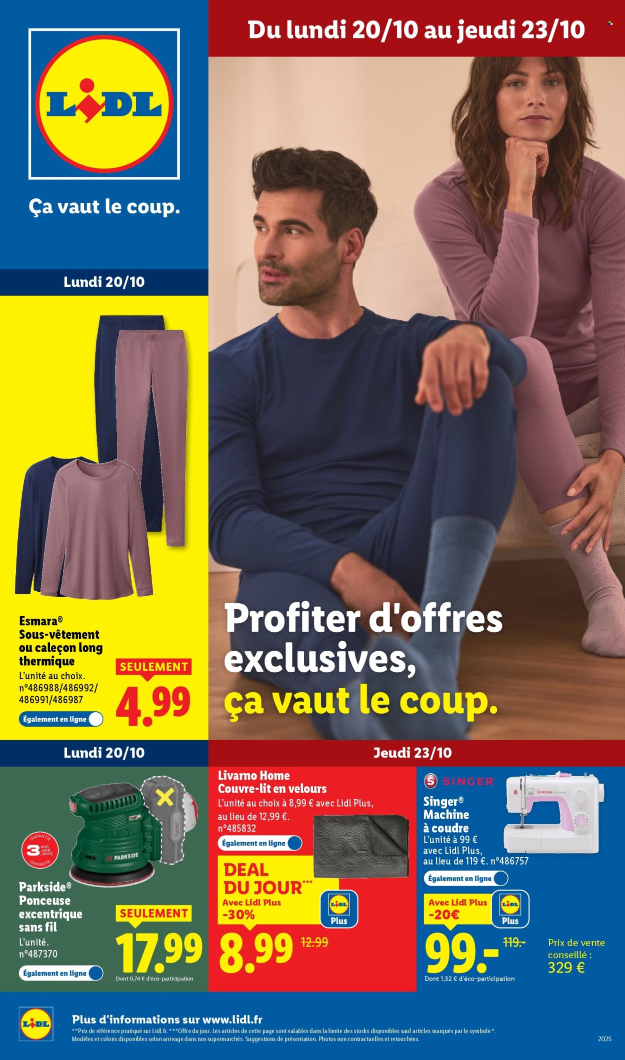 Catalogue Lidl - 20/10/2025 - 23/10/2025. Page 1