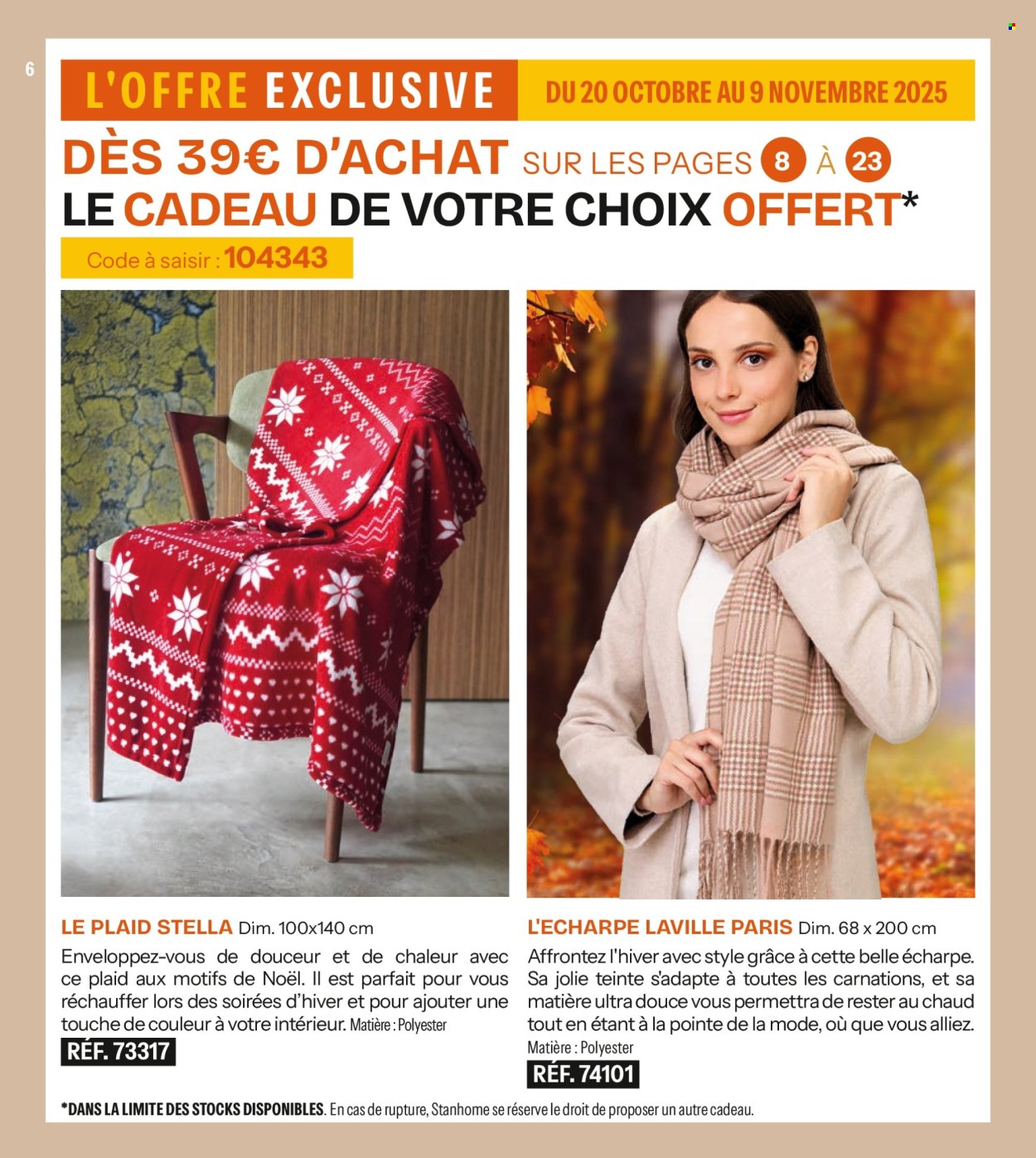 Catalogue Stanhome - 20/10/2025 - 09/11/2025. Page 6