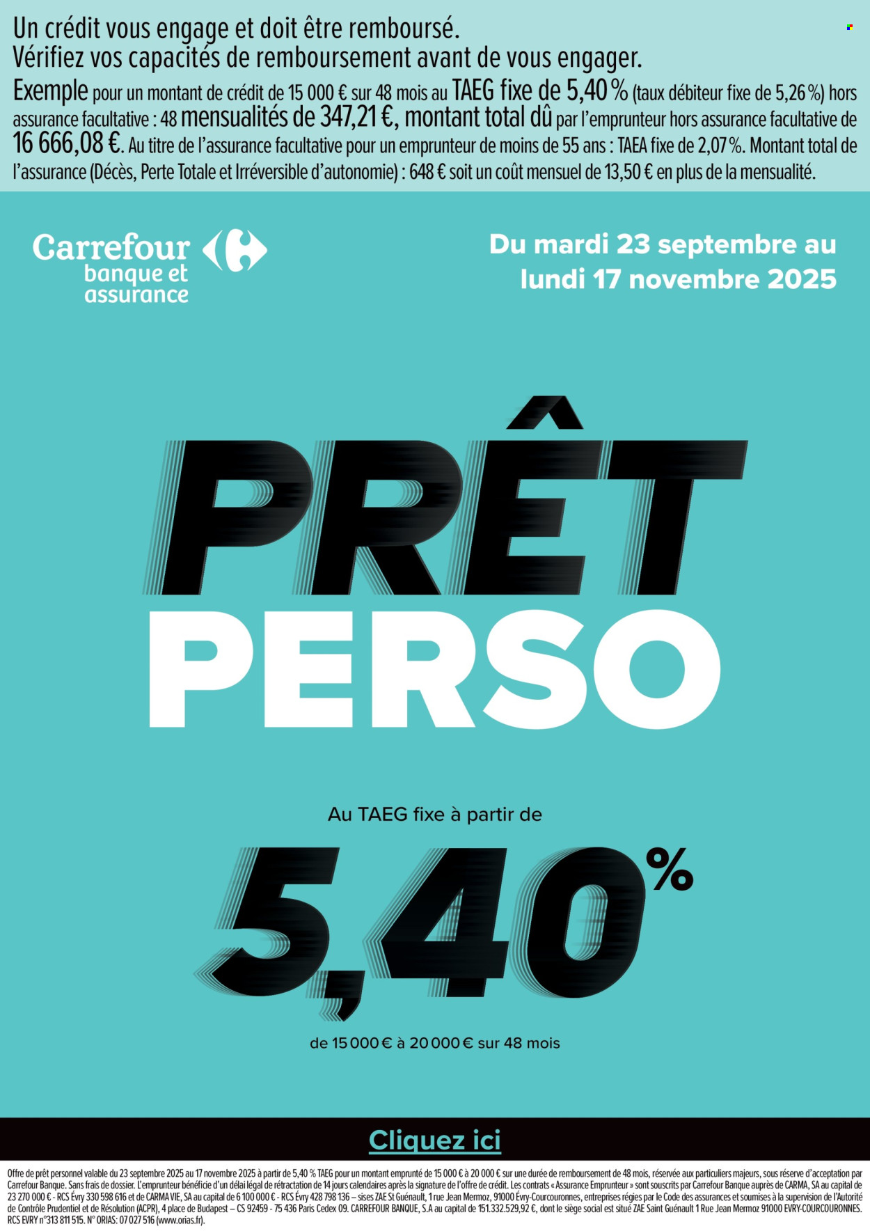 Catalogue Carrefour Hypermarchés - 28/10/2025 - 10/11/2025. Page 72