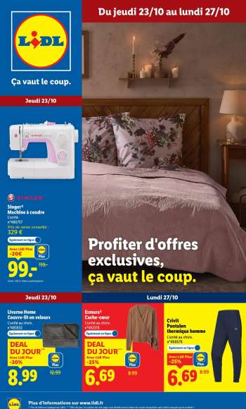 Catalogue Lidl - 23/10/2025 - 27/10/2025.