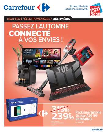 Catalogue Carrefour Hypermarchés - 28/10/2025 - 17/11/2025.