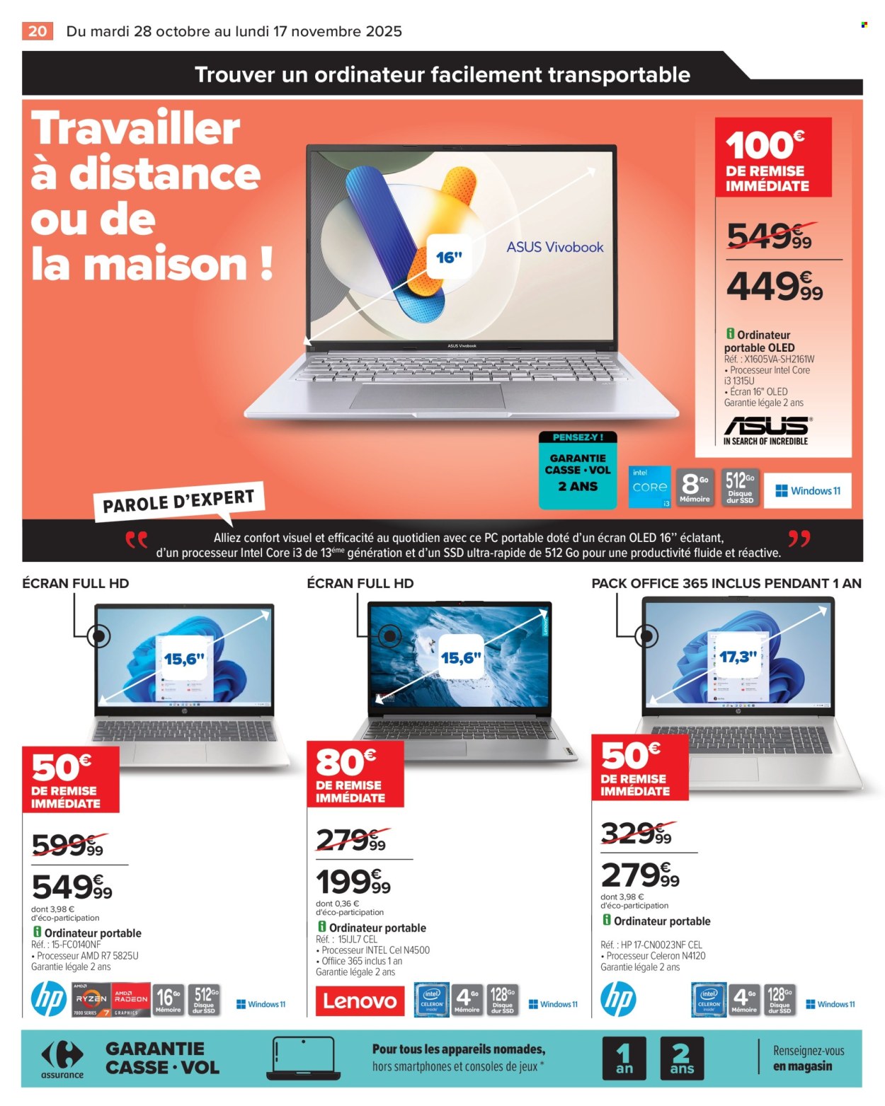 Catalogue Carrefour Hypermarchés - 28/10/2025 - 17/11/2025. Page 22
