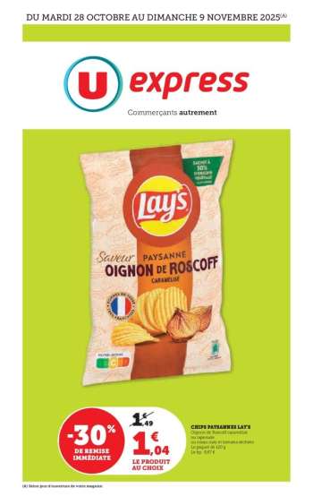 Catalogue U express - 28/10/2025 - 09/11/2025.