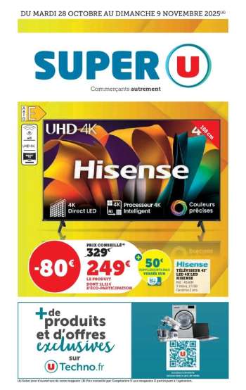 Catalogue SUPER U - 28/10/2025 - 09/11/2025.
