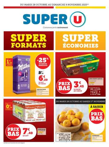 Catalogue SUPER U - 28/10/2025 - 09/11/2025.