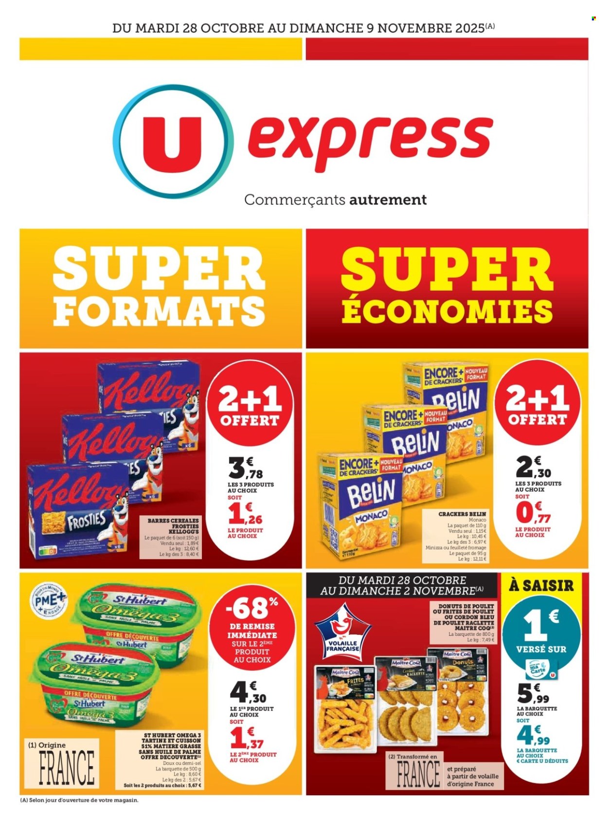Catalogue U express - 28/10/2025 - 09/11/2025. Page 1