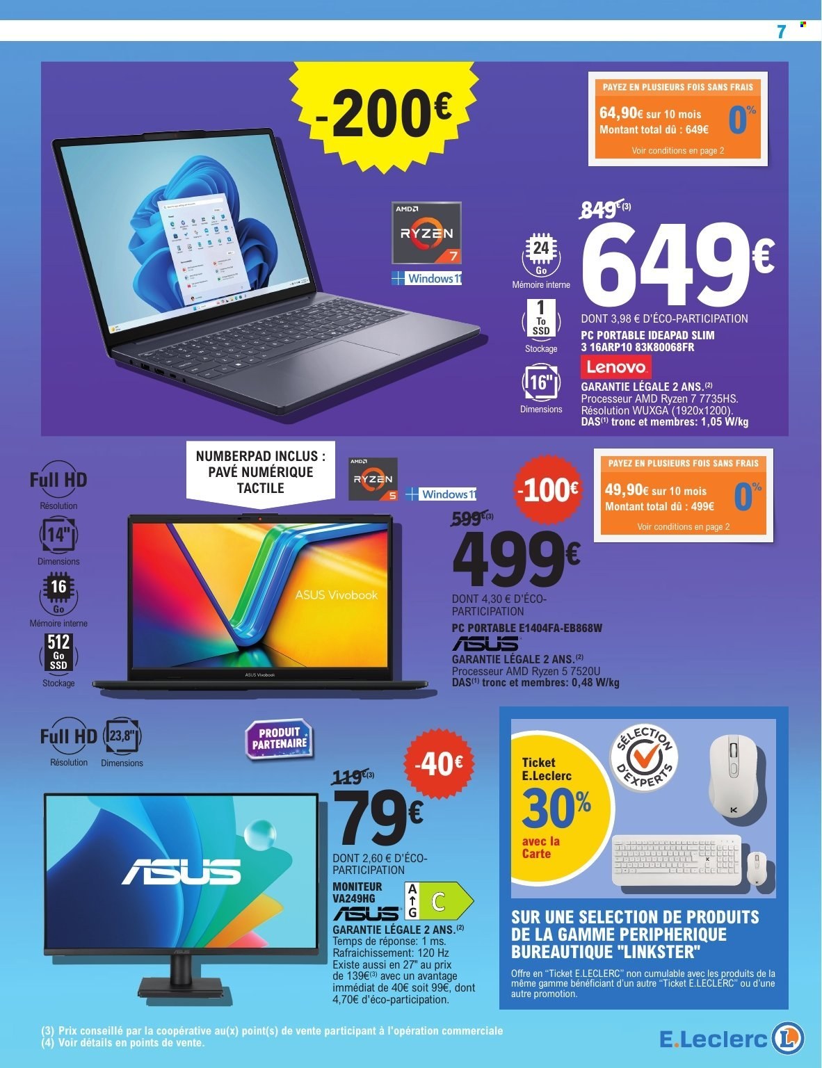 Catalogue E.Leclerc - 28/10/2025 - 08/11/2025. Page 7