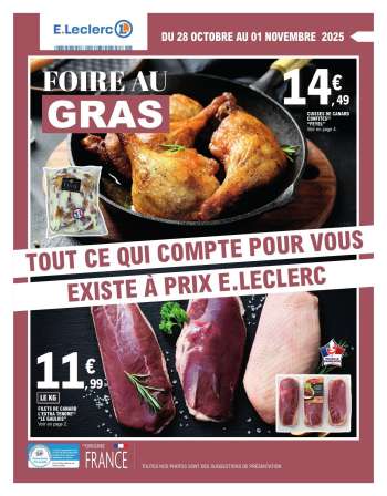Catalogue E.Leclerc - 28/10/2025 - 01/11/2025.