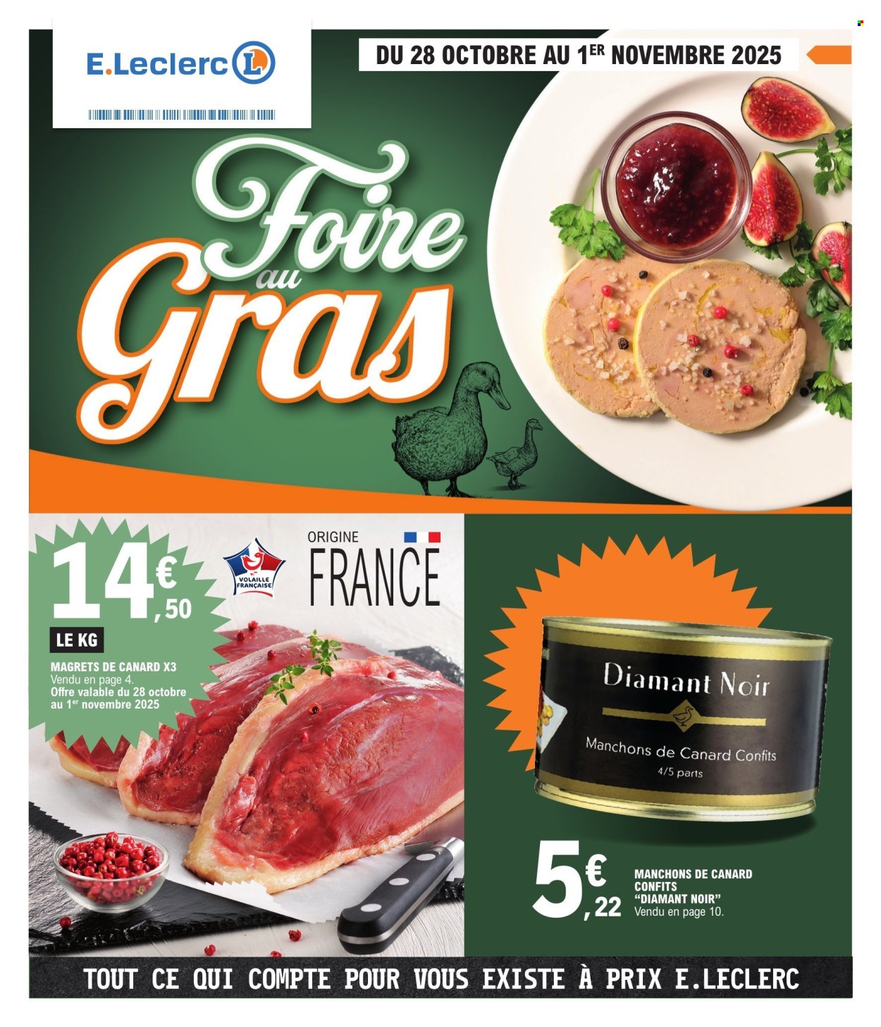 Catalogue E.Leclerc - 28/10/2025 - 01/11/2025. Page 1