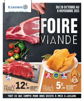 Catalogue E.Leclerc - 28/10/2025 - 08/11/2025.