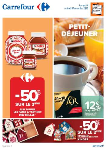 Catalogue Carrefour Hypermarchés - 04/11/2025 - 17/11/2025.