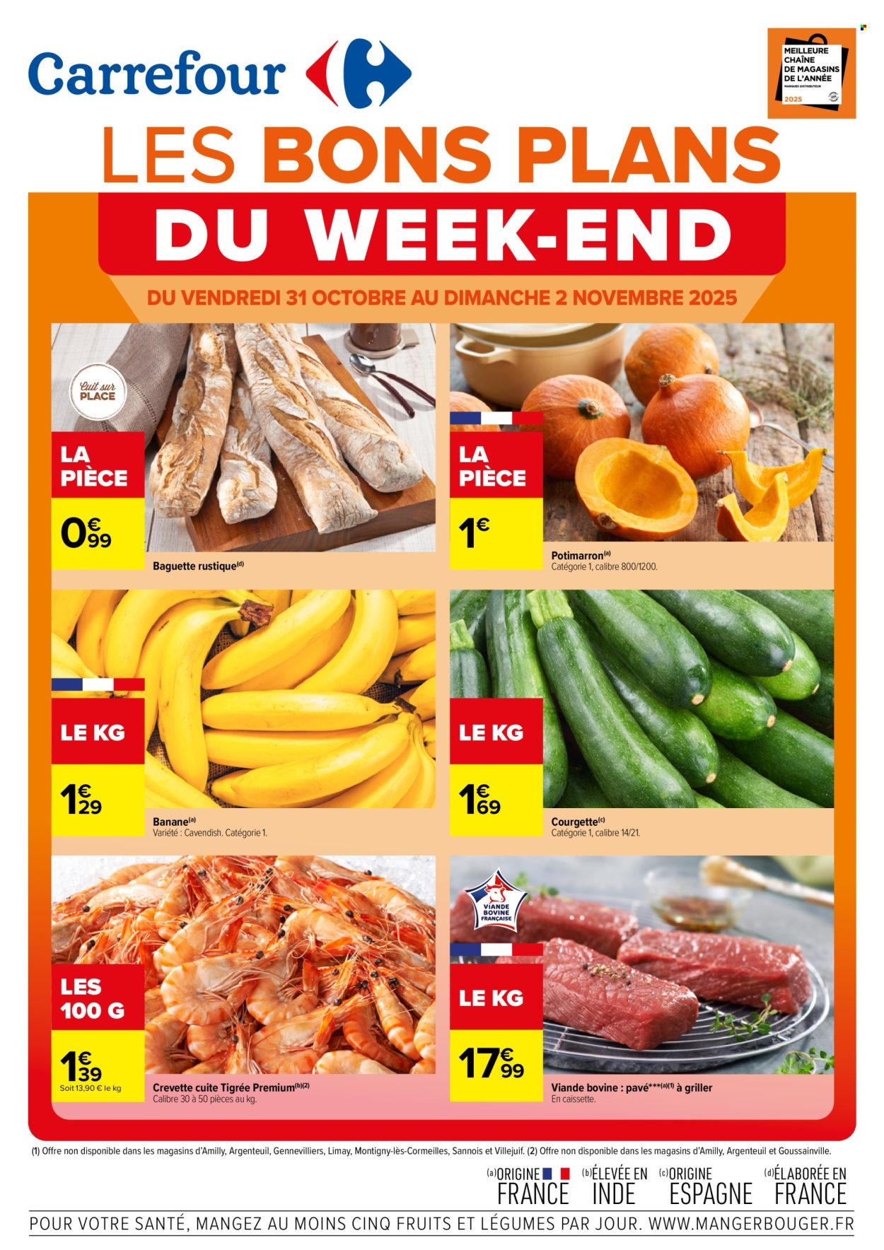 Catalogue Carrefour Hypermarchés - 31/10/2025 - 02/11/2025. Page 1