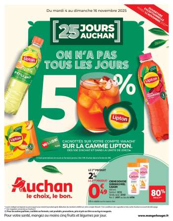 Catalogue Auchan - 04/11/2025 - 16/11/2025.