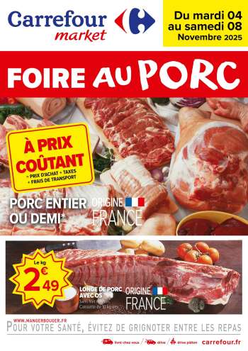 Catalogue Carrefour Market - 04/11/2025 - 08/11/2025.