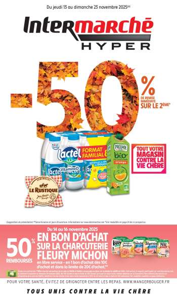 Catalogue Intermarché Hyper - 13/11/2025 - 23/11/2025.