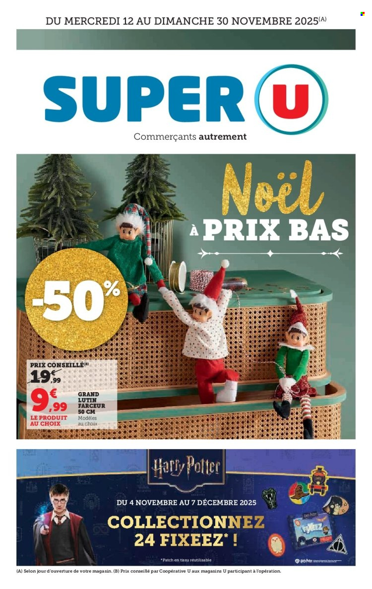Catalogue SUPER U - 12/11/2025 - 30/11/2025. Page 1