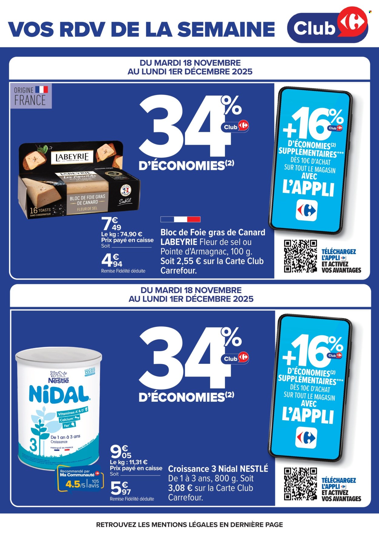 Catalogue Carrefour Hypermarchés - 18/11/2025 - 01/12/2025. Page 4