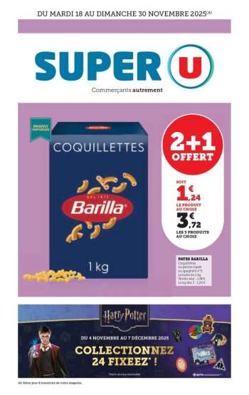 Catalogue SUPER U - 18/11/2025 - 30/11/2025.