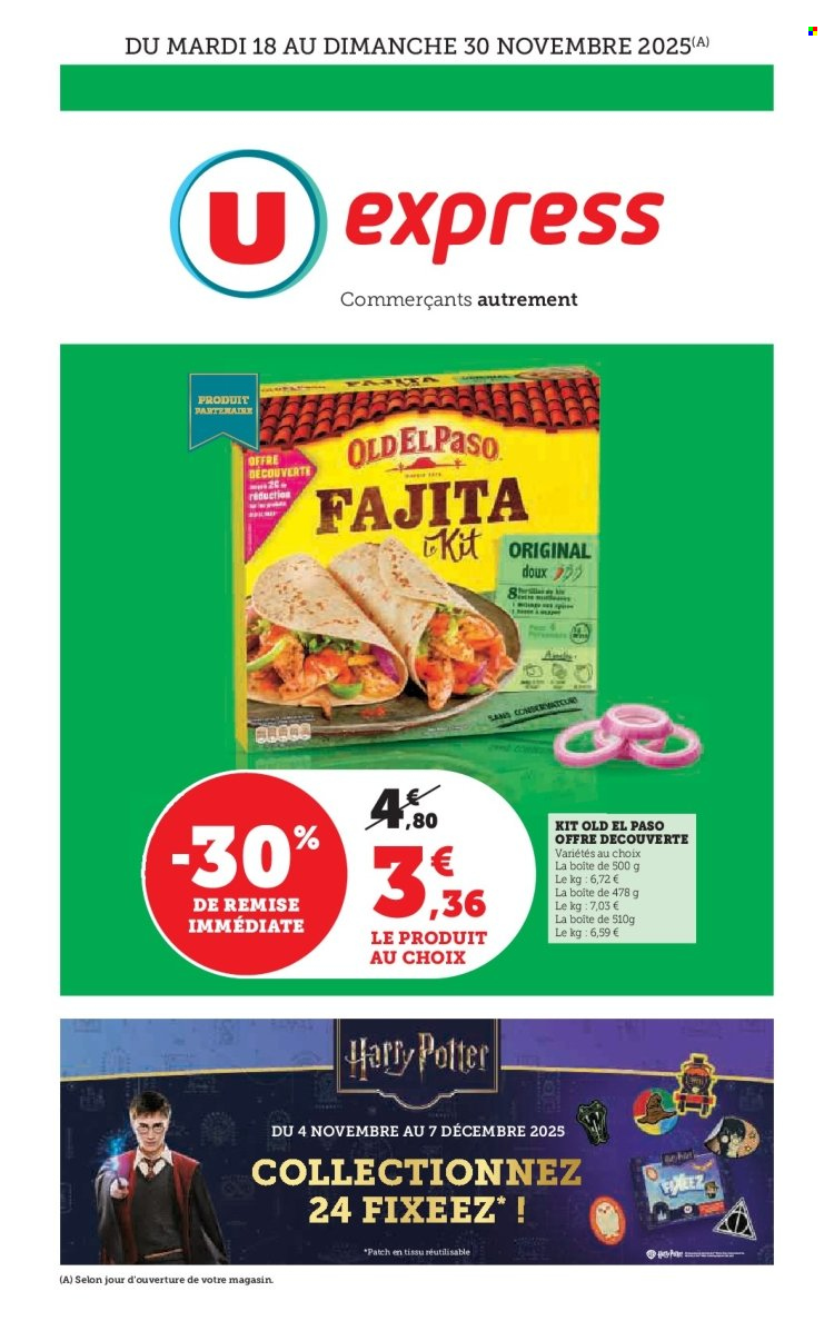 Catalogue U express - 18/11/2025 - 30/11/2025. Page 1
