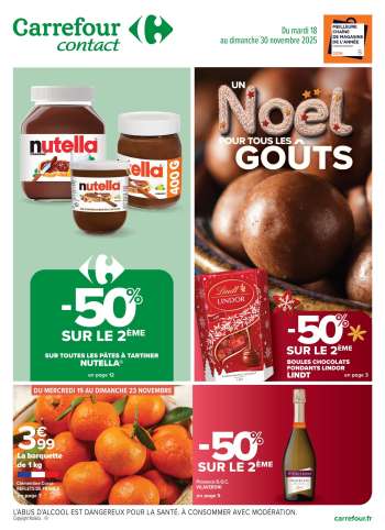 Catalogue Carrefour Contact - 18/11/2025 - 30/11/2025.