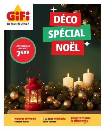 Catalogue GiFi - 25/11/2025 - 08/12/2025.