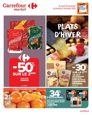 Catalogue Carrefour Market - 25/11/2025 - 07/12/2025.