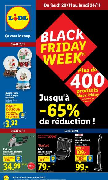 Catalogue Lidl - 20/11/2025 - 24/11/2025.